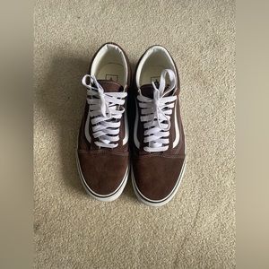 Brand new brown low top vans